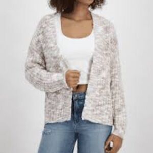 Hippie Rose Cream Knit Cardigan